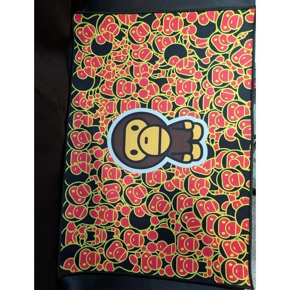 NEW Hypebeast BAPE Baby Milo All Over Print Rug 33x22